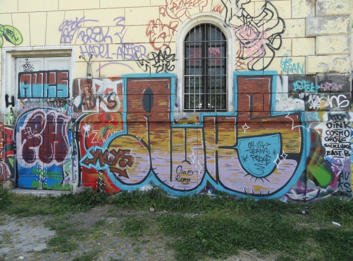 Graffiti Bombing - Photo by pannonian - Auks (2014)