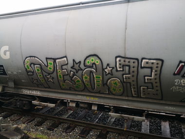 Graffiti Wall - Photo by pannonian - tea73