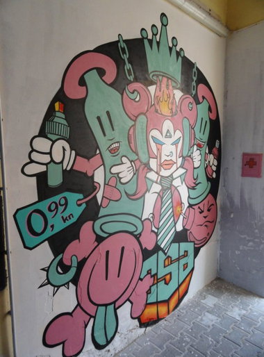 Graffiti Wall - Photo by pannonian - Crosk