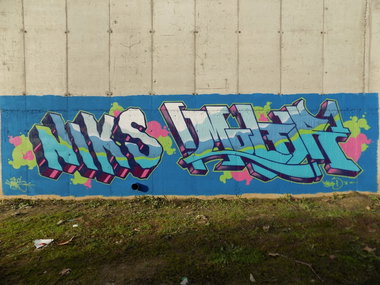 Graffiti Wall - Photo by pannonian - Niks, Moler