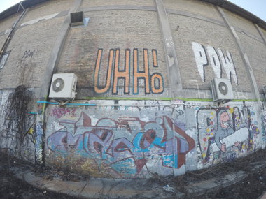 Graffiti Wall - Photo by pannonian - uh, mano, pow