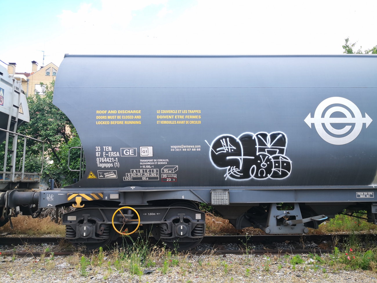 Graffiti Wall - Photo by pannonian - uhone, uh, freight