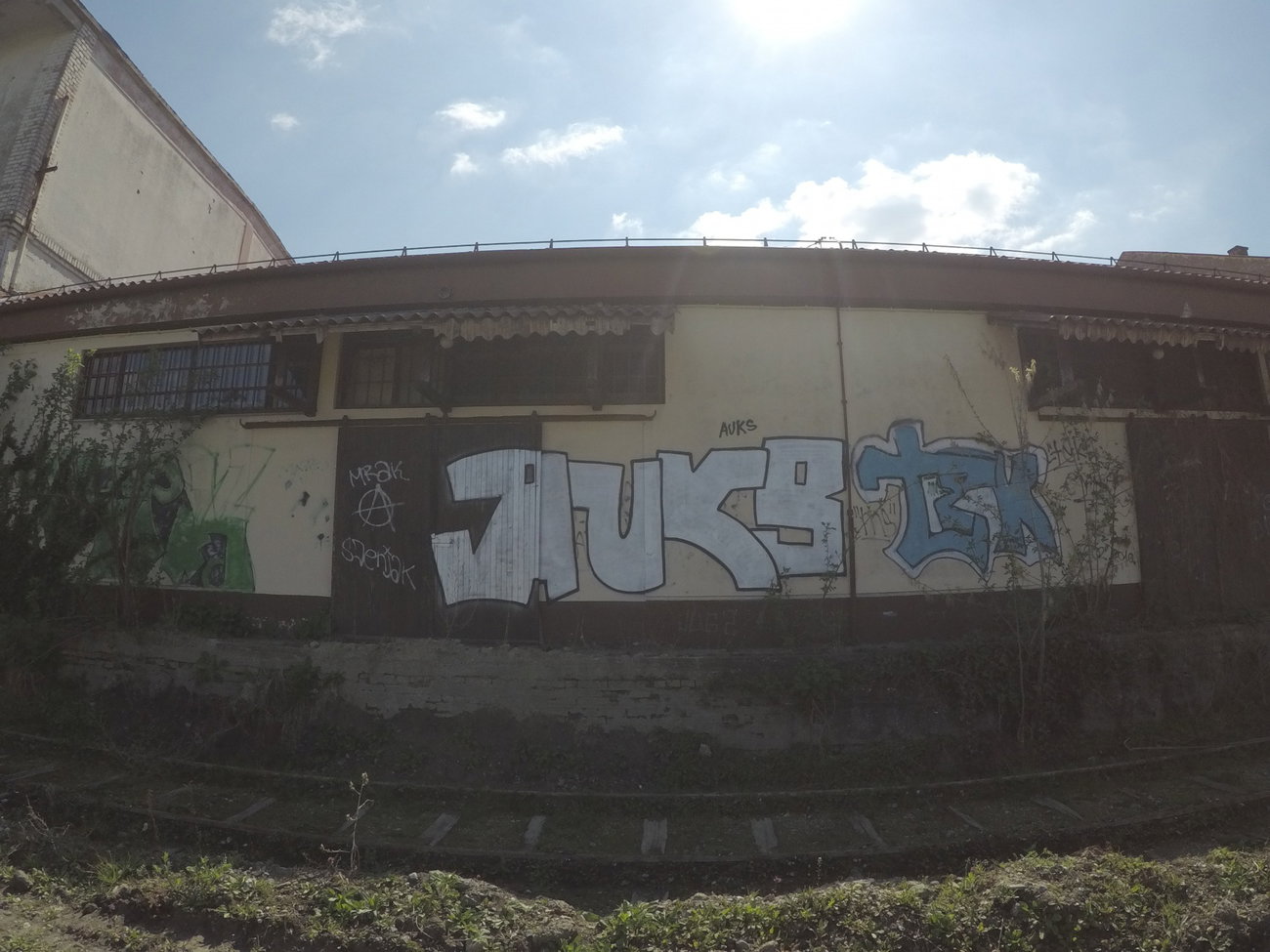 Graffiti Wall - Photo by pannonian - Auks