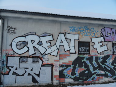 Graffiti Wall - Photo by pannonian - Create