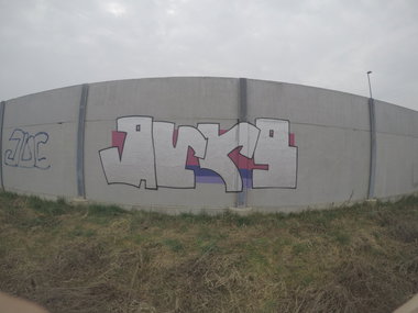 Graffiti Wall - Photo by pannonian - Auks