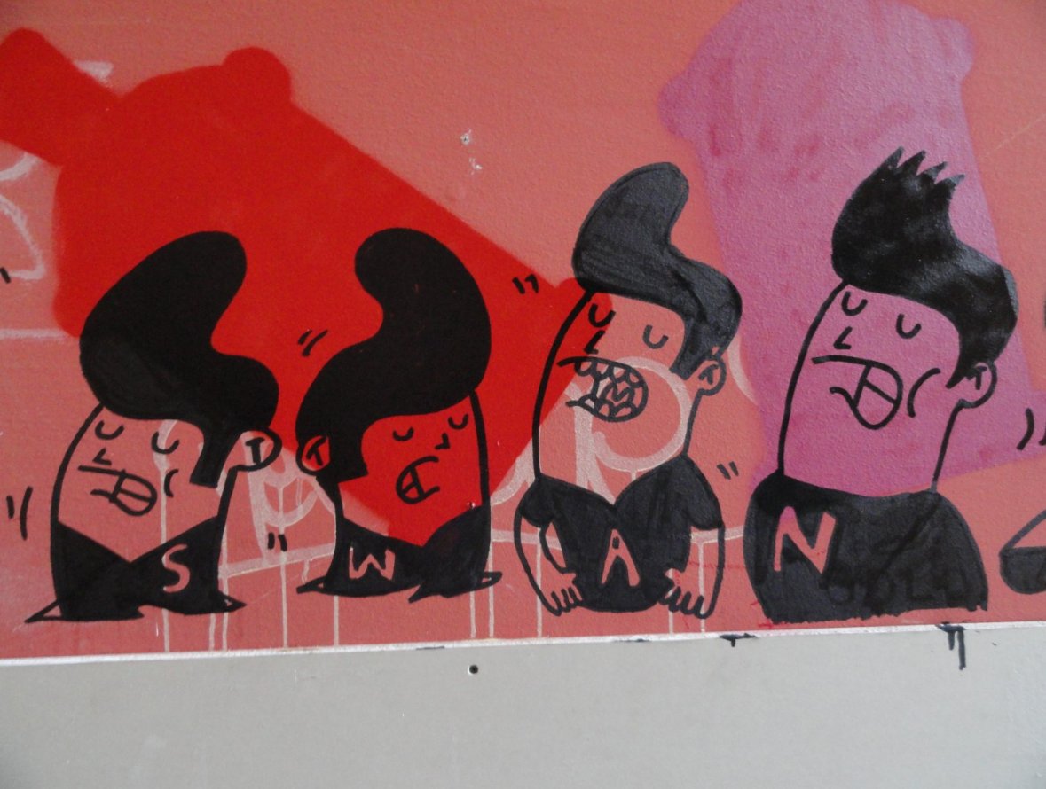 Graffiti Wall - Photo by pannonian - Oh-uh