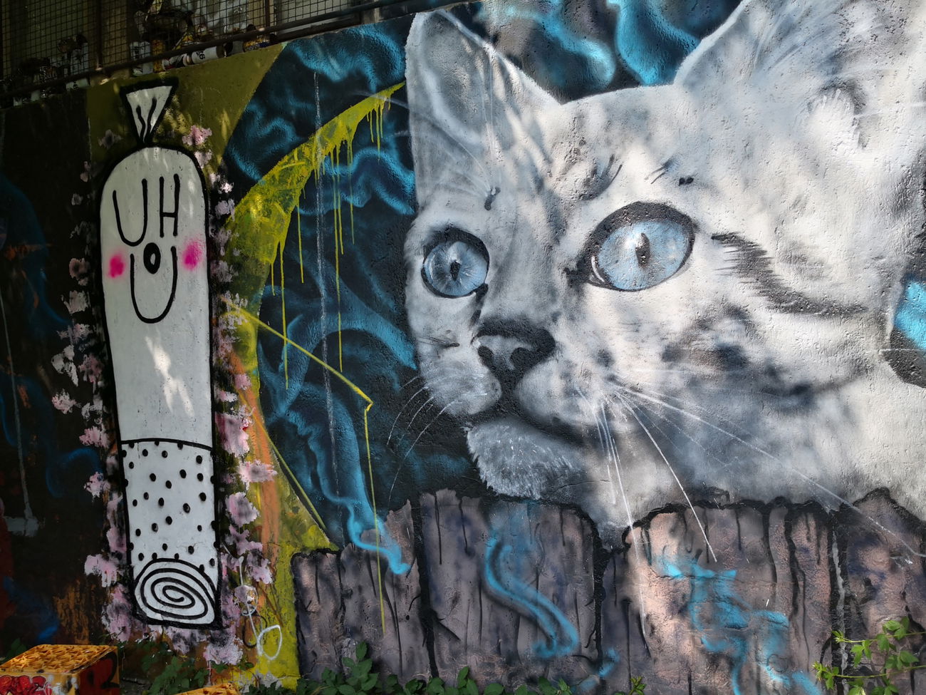 Graffiti Wall - Photo by pannonian - uh, gask