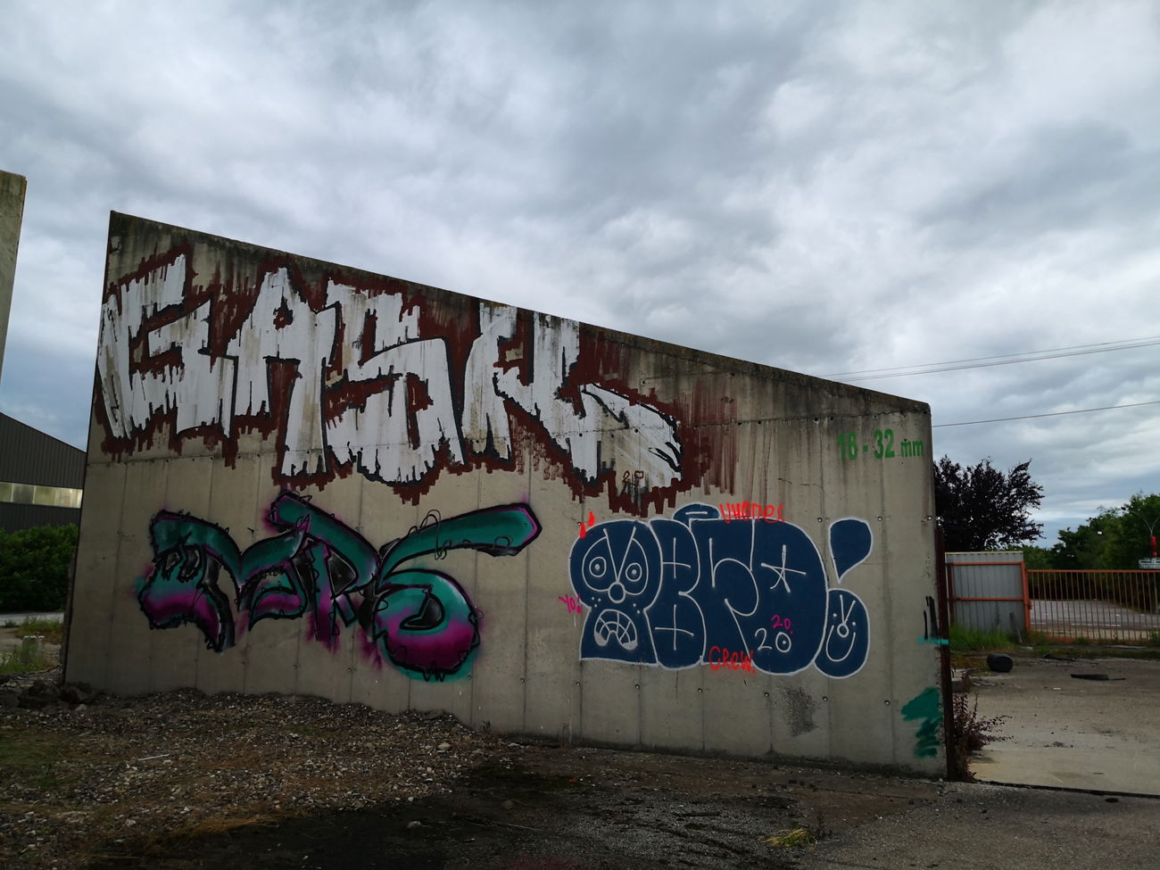Graffiti Wall - Photo by pannonian - gask, mrs, tbfd