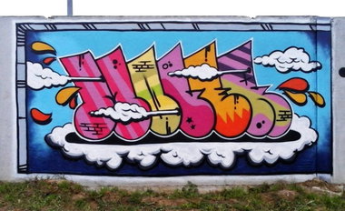 Graffiti Wall - Photo by pannonian - Moler