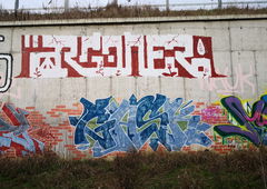 Graffiti Wall - Photo by pannonian - argon