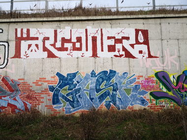 Graffiti Wall - Photo by pannonian - argon