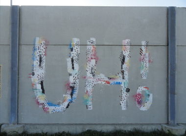 Graffiti Wall - Photo by pannonian - uh, uhone, antistyle
