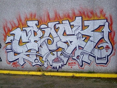 Graffiti Wall - Photo by pannonian - Crosk (2013)