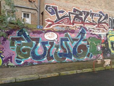 Graffiti Wall - Photo by pannonian - Holick, Zulum, Medika