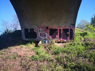 Graffiti Wall - Photo by pannonian - uh, tbfd