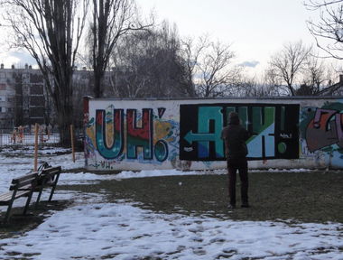 Graffiti Bombing - Photo by pannonian - uh, auks (2015)