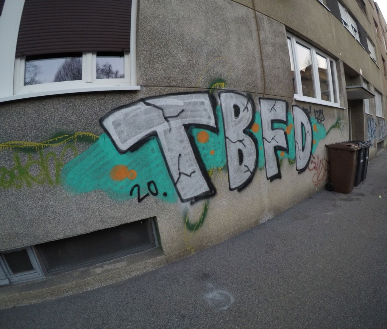 Graffiti Wall - Photo by pannonian - tbfd, zagreb