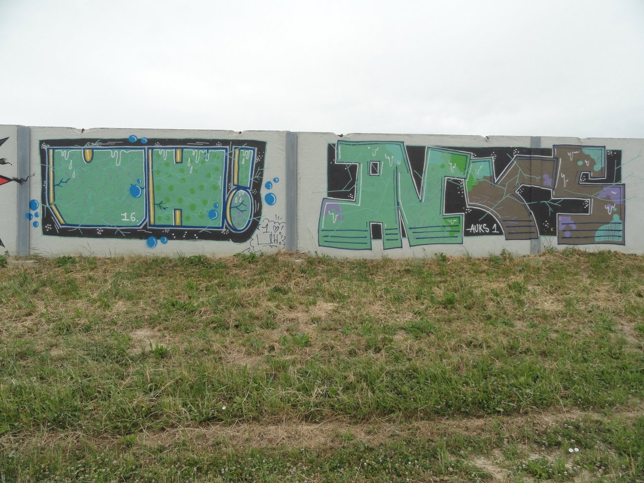 Graffiti Wall - Photo by pannonian - Uh, Auks