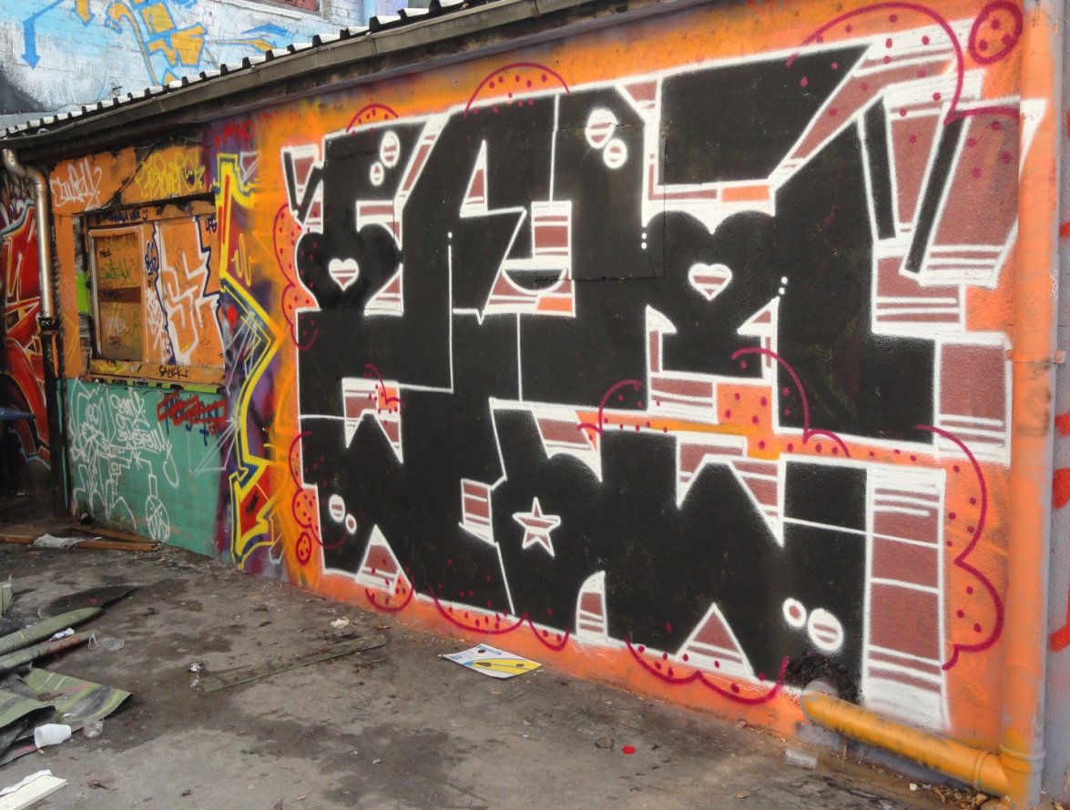 Graffiti Wall - Photo by pannonian - Zipo, Medika (2012)