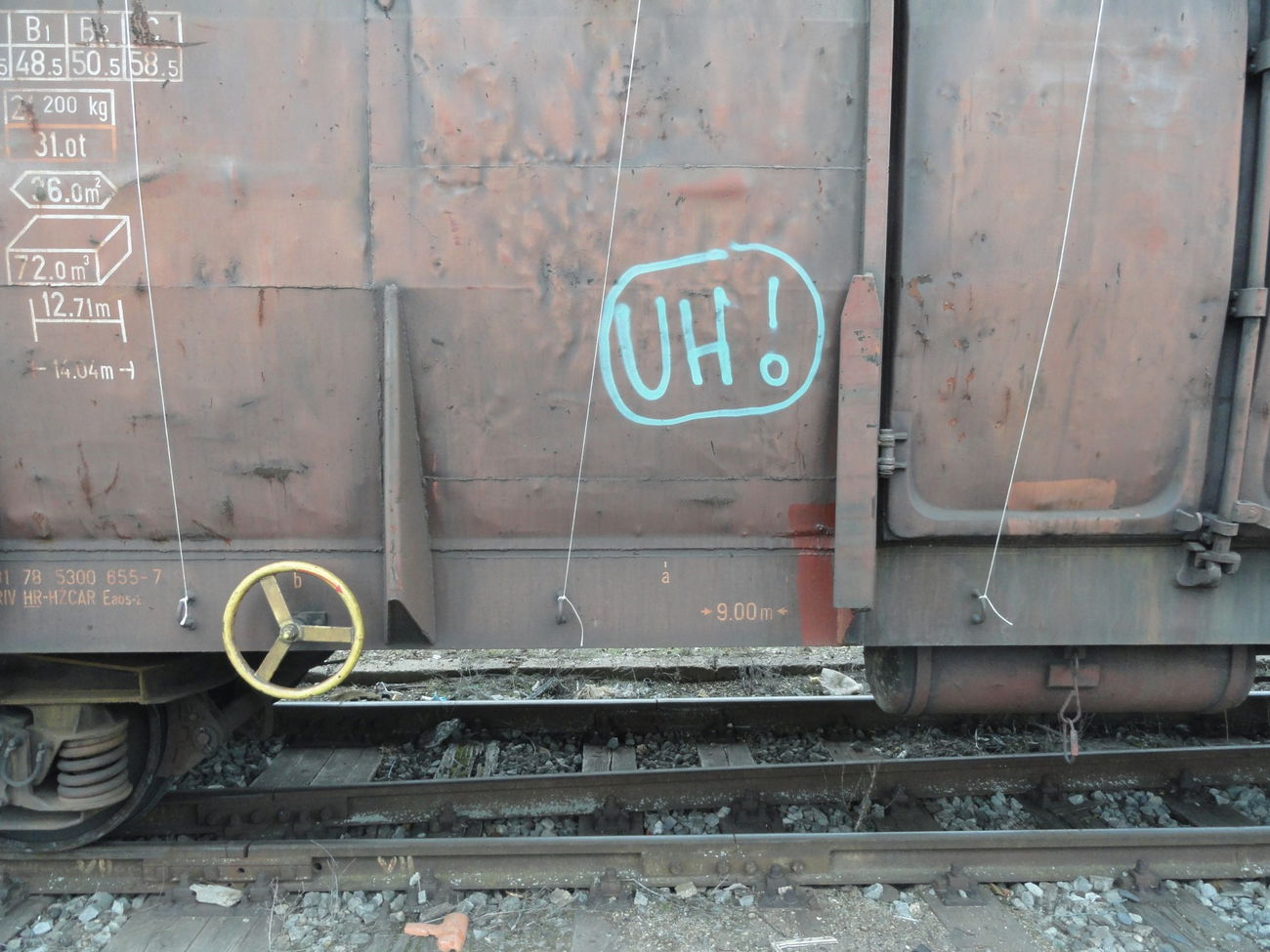 Graffiti Train - Photo by pannonian - Uh, Fr8