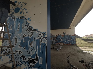 Graffiti Wall - Photo by pannonian - Argon