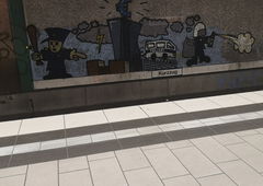 Graffiti Wall - Photo by pannonian - polizei, frankfurt