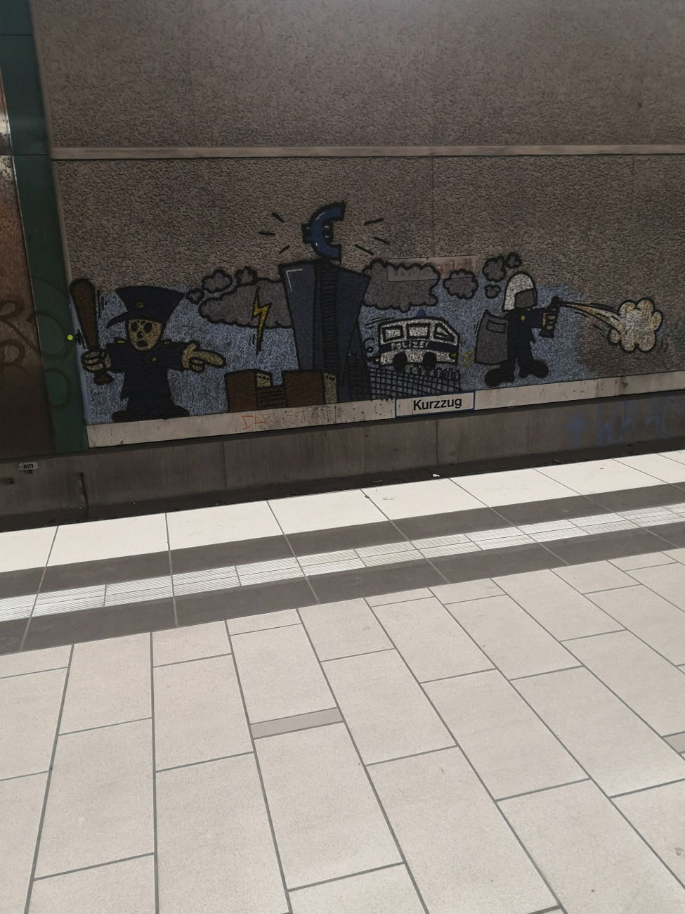 Graffiti Wall - Photo by pannonian - polizei, frankfurt