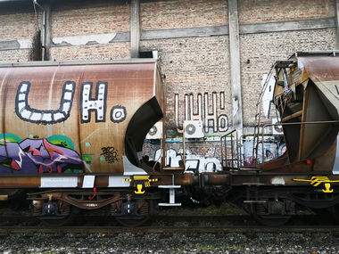 Graffiti Train - Photo by pannonian - uh