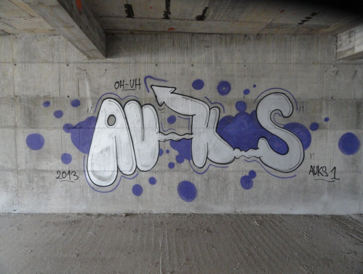 Graffiti Wall - Photo by pannonian - Auks