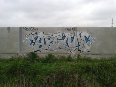 Graffiti Wall - Photo by pannonian - Argon, Kma