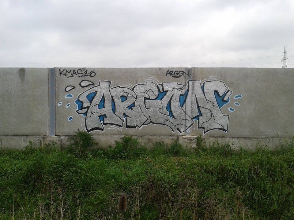 Graffiti Wall - Photo by pannonian - Argon, Kma