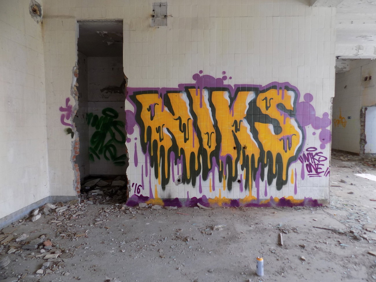 Graffiti Wall - Photo by pannonian - Niks