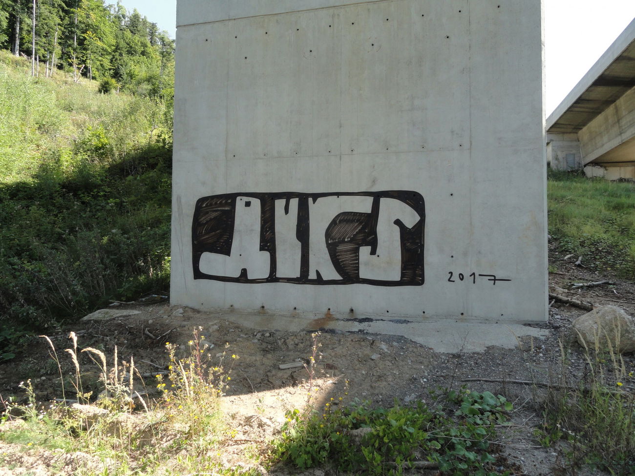 Graffiti Bombing - Photo by pannonian - Auks