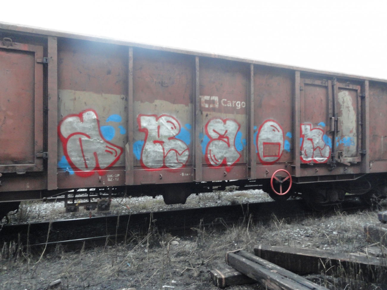 Graffiti Train - Photo by pannonian - Argon, Fr8