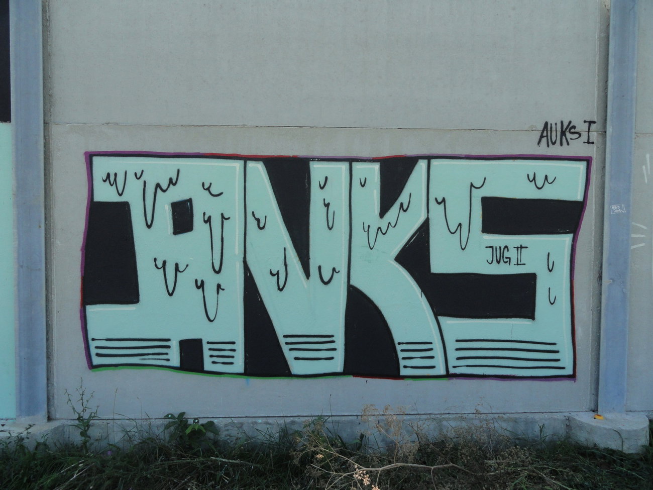Graffiti Wall - Photo by pannonian - Auks