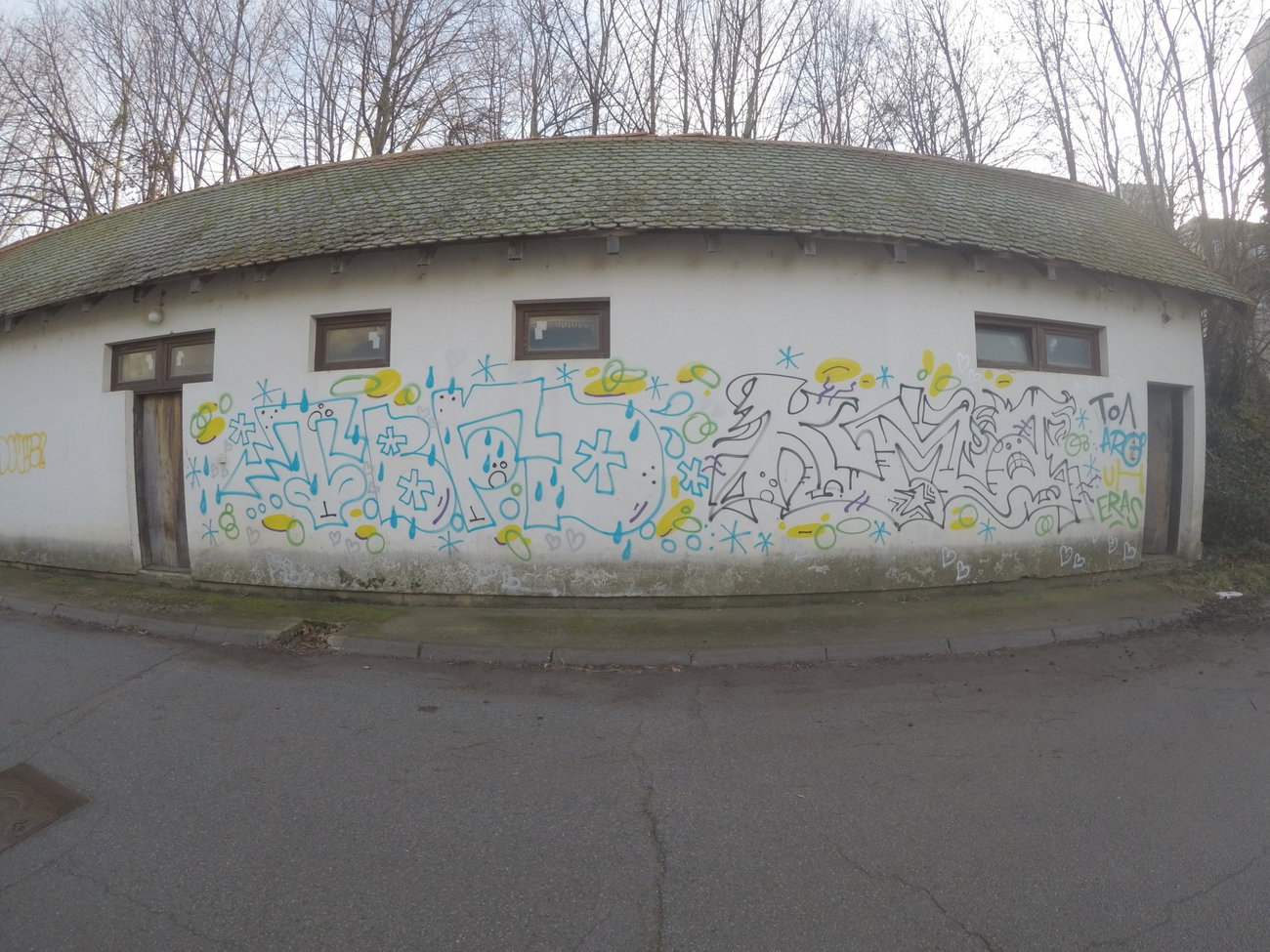 Graffiti Wall - Photo by pannonian