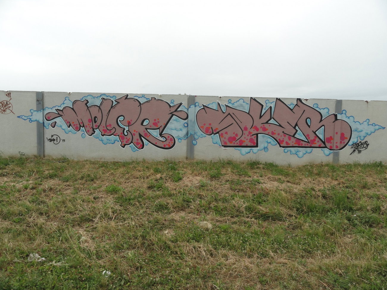 Graffiti Wall - Photo by pannonian - Moler, Soker