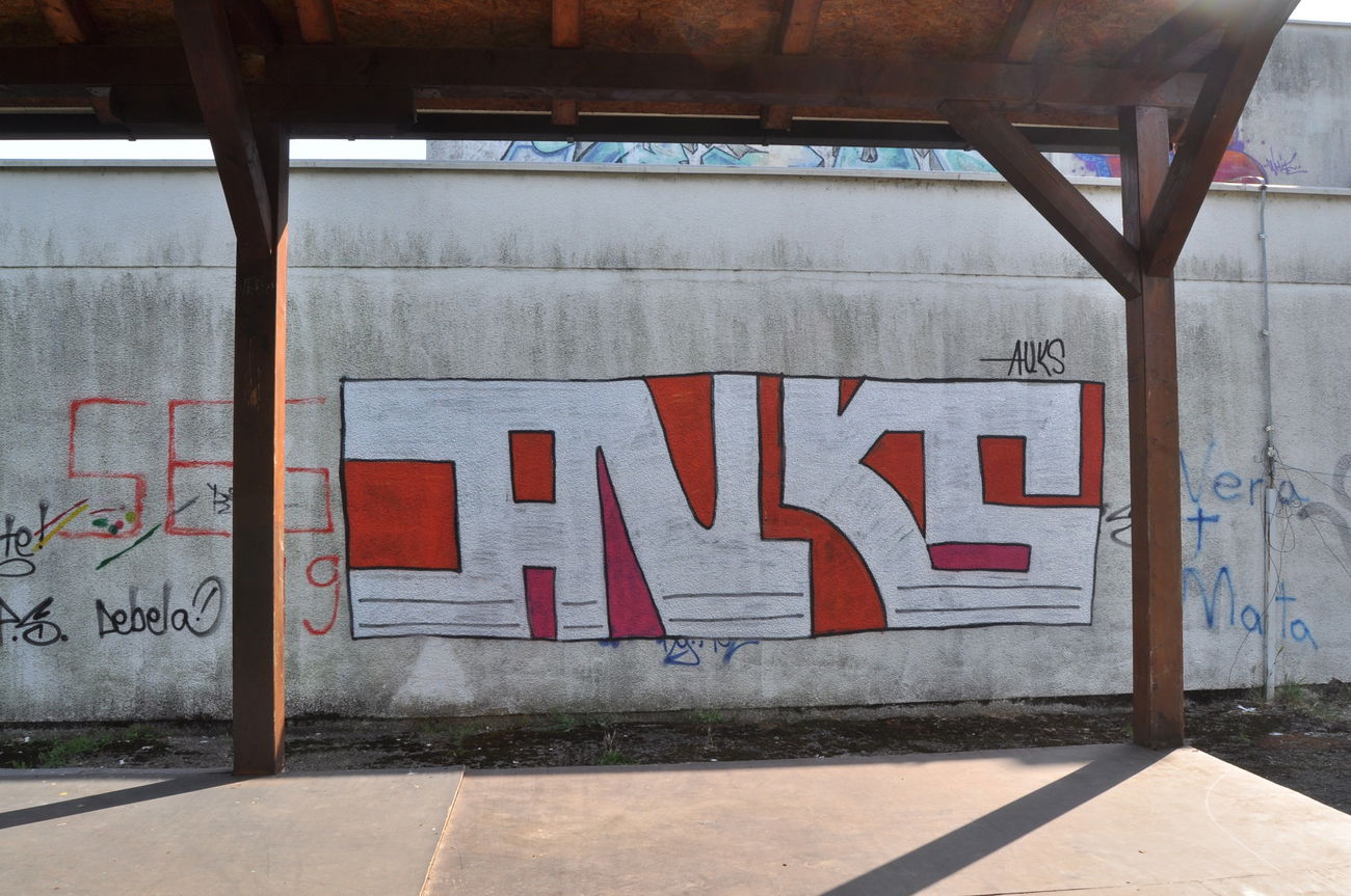 Graffiti Bombing - Photo by pannonian - Auks, Sisak, Silver