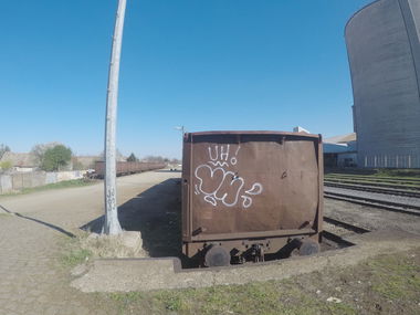 Graffiti Train - Photo by pannonian - Uh, Freight