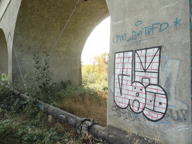 Graffiti Wall - Photo by pannonian