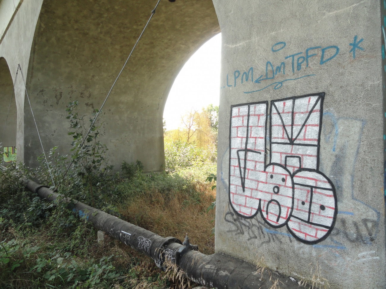 Graffiti Wall - Photo by pannonian