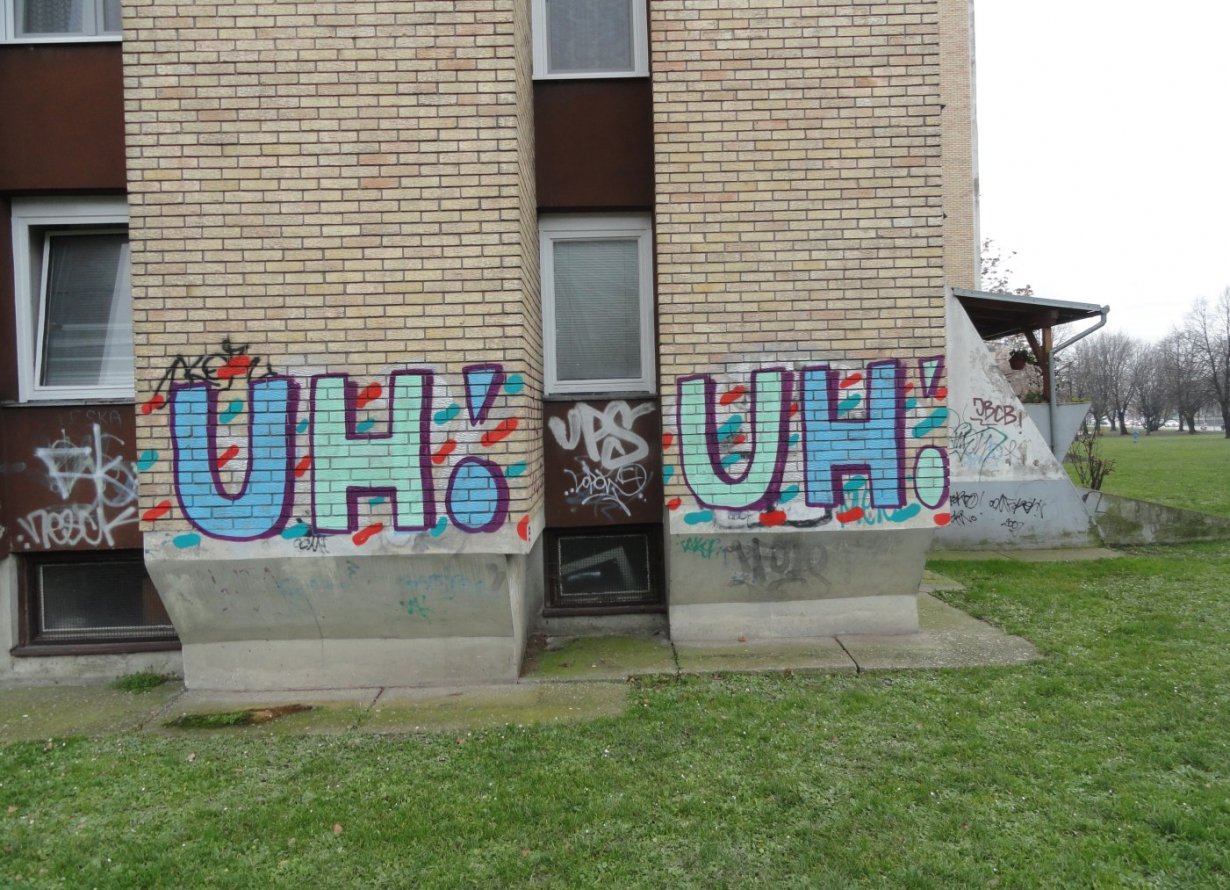 Graffiti Bombing - Photo by pannonian - Uh (2014)