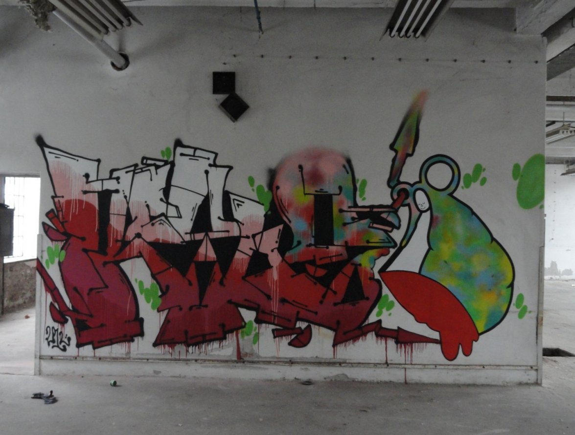 Graffiti Wall - Photo by pannonian - Auks (2012)