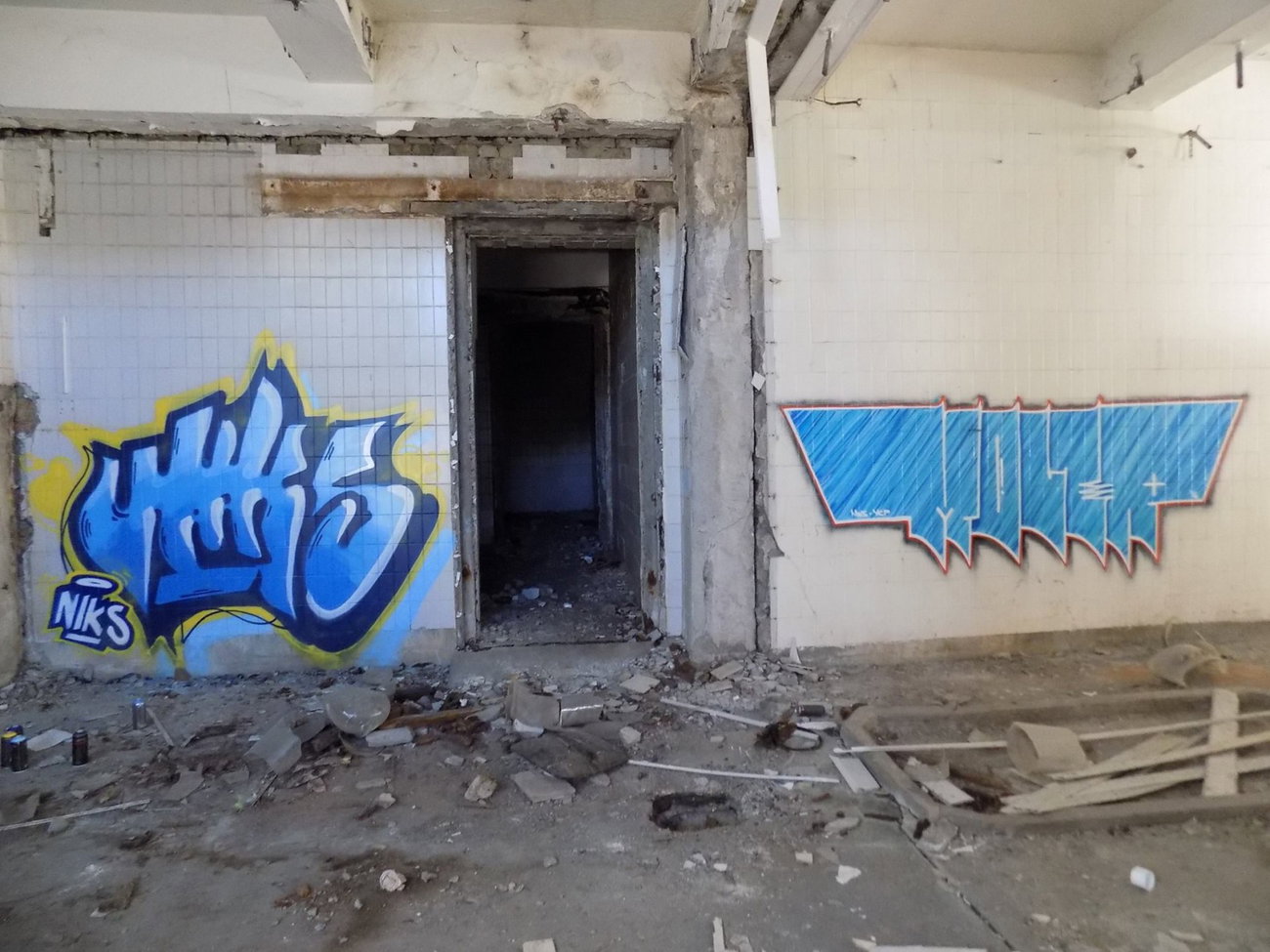 Graffiti Wall - Photo by pannonian - Niks, Moler