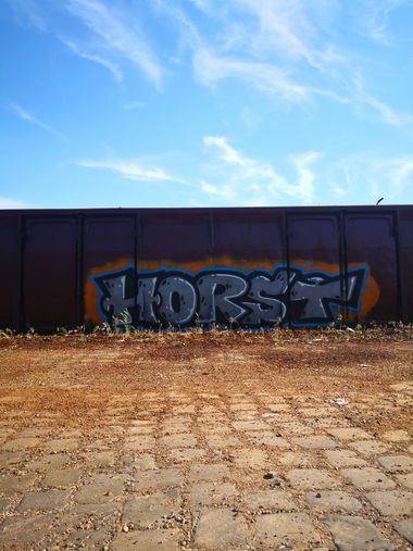 Graffiti Wall - Photo by pannonian - horst, freight, graffiti