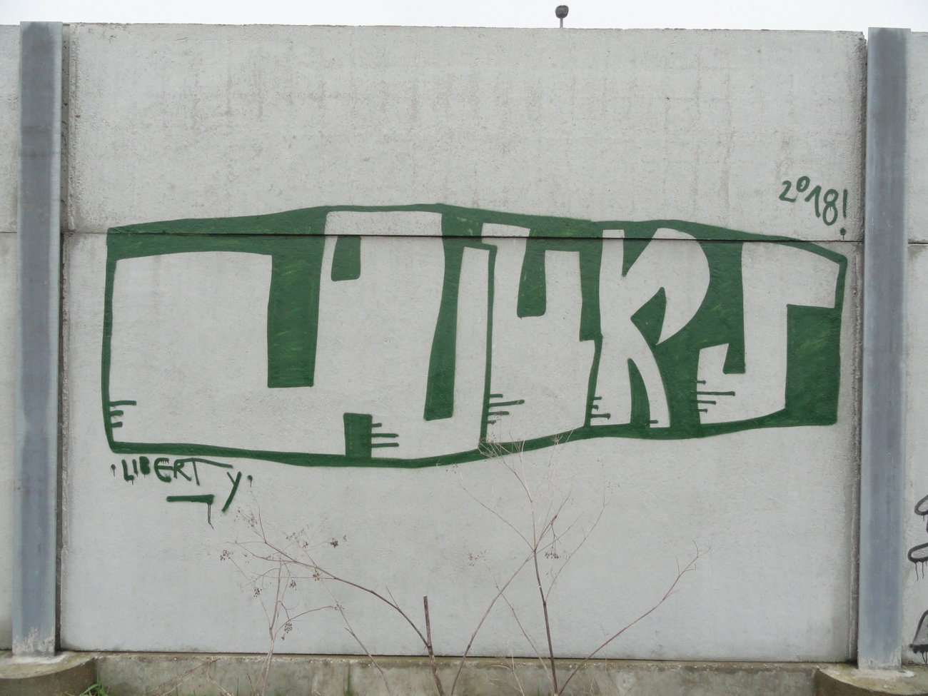 Graffiti Wall - Photo by pannonian