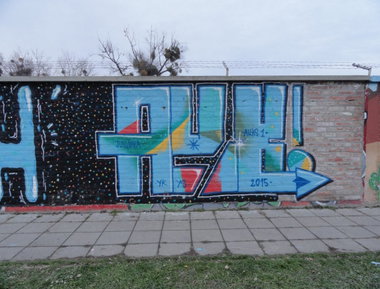 Graffiti Wall - Photo by pannonian - Auks (2015)