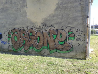 Graffiti Bombing - Photo by pannonian - Argon, Kma