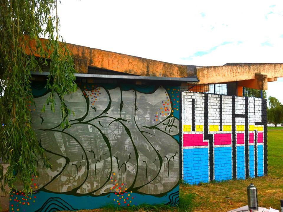 Graffiti Wall - Photo by pannonian - Rebus, Quik