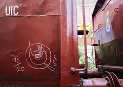 Graffiti Train - Photo by pannonian - uh, uhone, moniker